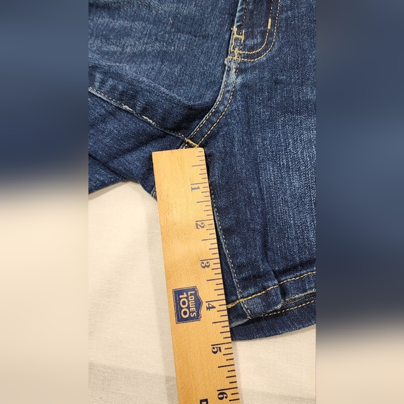 ❤️ CALVIN KLEIN JEANS WOMEN'S DISTRESSED DENIM HIGH RISE STRETCH SHORTS SIZE 28❤ - Picture 5 of 11